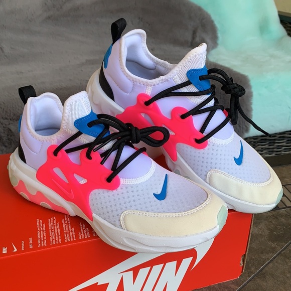 NIKE REACT PRESTO WMNS white/hyper pink-photo blue - Picture 10 of 16